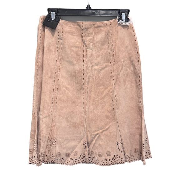 JON Women’s Knee-length A-line Skirt. Tan. Size 6 - Picture 1 of 8